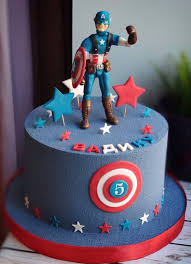 The result was easy layered cupcakes that the kids can help you make. Premium Captain America Cake Pop Culture Trendy Cakes Wrapop
