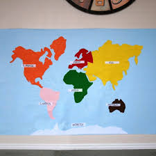 Find free printable maps for the social studies classroom. Toys Games Toys Hanging Strips French Spanish Montessori Felt Map Of World Continents Montessori Waldorf Learning Tool Toy English Or German Labels