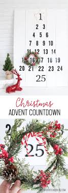 Christmas Advent Countdown My Sister S Suitcase Packed With Creativity Christmas Countdown Diy Diy Christmas Tree Christmas Advent