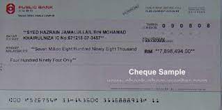 Use the full name of the person of organization the check is going to, and the dollar amount in the box. Cheque Sample Malaysia Check Cheque Writer Software Check And Cheque Writing Printing Software