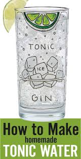 How To Make Tonic Water Homemade Tonic Water Plating Pixels