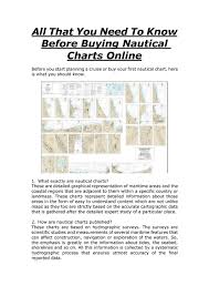 all that you need to know before buying nautical charts