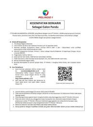 Formulir pendaftaran rekrutmen pt pindad (persero). Lowongan Kerja Di Pelindo 2019