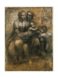 The Virgin And Child With Saint Anne And Saint John The Baptist C1500 Giclee Print Leonardo Da Vinci Art Com Da Vinci Painting Leonardo Da Vinci John The Baptist