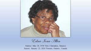 In Loving Memory of Edna Iona Allen
