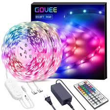 Led strip lights have revolutionized the lighting industry and added versatility to the lights and living space. 65 6ft Led Strip Lights Govee Ultra Long Color Changing Light Strip With Remote 600leds Bright Rgb Led Lights Diy Color Options Tape Lights With Etl Listed Adapter For Bedroom Ceiling Under Cabinet