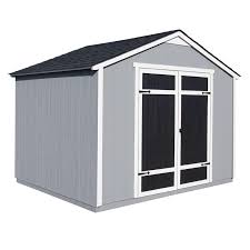 Handy Home Products Monarch 10 Ft X 8 Ft Wood Storage Shed 18380 5 The Home Depot Wood Storage Sheds Shed Prices Shed Storage