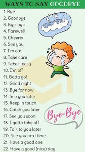 Outras Formas De Dizer Tchau Em Ingles In 2020 English Phrases Learn English Words English Words