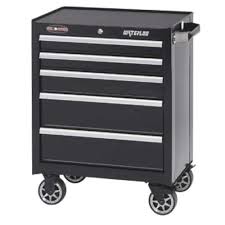 Exclusive access to fitness and music rooms. Waterloo 26 X 18 Black 5 Drawer Rolling Tool Cabinet At Menards