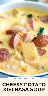 Potato Kielbasa Soup Homemade Soup Soup Recipes Easy Soup Recipes