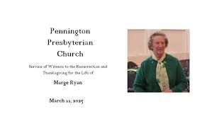 Memorial Service for Marge Ryan