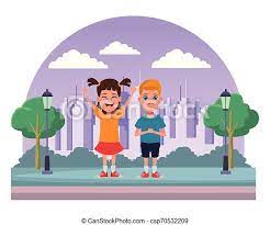 Check spelling or type a new query. Children Avatar Cartoon Character Portrait Two Children Girl With Hands Up And Tails And Blonde Boy Profile Picture Cartoon Canstock