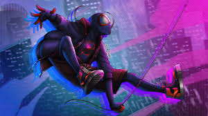 No aranhaverso tem experiência em ar no novo site promocional 3. Spider Man Into The Spider Verse 4k Ultra Hd Wallpaper Hintergrund 3840x2160 Wallpaper Abyss