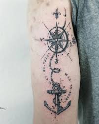 They believe that having one brings them good fortune during their sea travels. Anchor And Compass Tattoo 60 Awesome Anchor Tattoo Designs Compass Tattoo Anchor Tattoos Tattoos