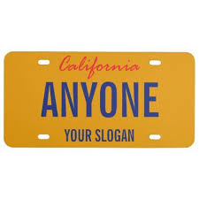 Black And Yellow California License Plate Frame California State Custom License Plate Zazzle Com In 2020 License Plate Custom License Plate Funny License Plates