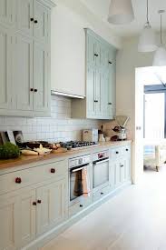 Soft Mint Cabinets For A Modern Farmhouse Kitchen Homedecor Kitchen Modern Modern D Rustic Kitchen Cabinets Green Kitchen Cabinets Farmhouse Kitchen Design