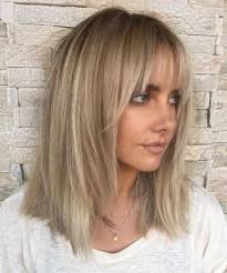 Today, let's take a look at 12 fabulous medium hairstyles with bangs to give you an inspiration for your next trip to salon! Pin On Frisuren