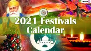 What are the major religious holidays? 2021 Holidays Calendar For Free Pdf Download Online List Of National Festivals In India International Days Long Weekend Dates And Events In New Year Latestly