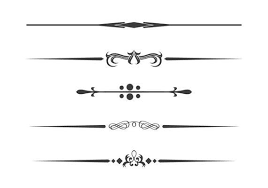 Divider Set Vector Free Vector Art Vector Art Text Dividers