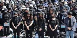 افزایش خودکشی معلمان در کره جنوبی؛ صدها هزار سیاه‌پوش تظاهرات ...