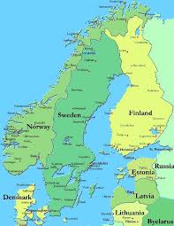 Scandinavian Cuisine Scandinavia Scandinavian Countries Map