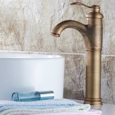It was an editing mistake. Antique Brass Bathroom Vessel Sink Faucet Tall