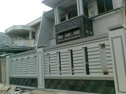 Meskipun ini dirancang untuk rumah minimalis tapi juga sering digunakan untuk rumah besar. 85 Ide Pagar Beton Pagar Rumah Minimalis Rumah