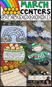 Think of the toddler who lines up his tractors in a neat row or sorts her snack crackers by color, or the preschooler who turns a puzzle piece to find the right fit or uses blocks to build a tower. Spring Centers For Preschool Kindergarten Rocks Resources March Math March Themes March Crafts