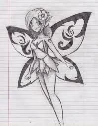 Easy Pencil Drawing Google Zoeken Fairy Drawings Pencil Drawings Easy Easy Mermaid Drawing