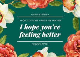 Hope you feel better soon. Free Printable Editable Get Well Soon Card Templates Canva