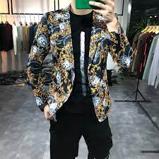 La americana es la versión más formal. Americana Hombre Mens Blazer Jacket Designs Blazer Club Vintage Slim Fit Print Blazers Fancy Prom Dress Suits Terno Masculino Blazers Aliexpress