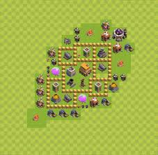 Found and modified good clash of clans base designs for th5 war base. Gute Base Rathaus Level 5 Fur Verteidigung Coc Clash Of Clans Th5 Rh5 37