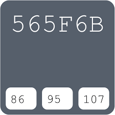 565f6b Hex Color Code Rgb And Paints