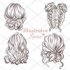 Hairstyles Clipart Hair Set Digital Download Custom Hairstyles Hair Clip Art Character Hair Fashion Girl Gift Planner Clipart 12 Png Images In 2021 Hair Clipart How To Draw Hair Hair Sketch