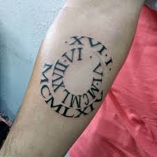 The astounding roman numeral tattoo designs photo. Roman Numeral Tattoo Designs