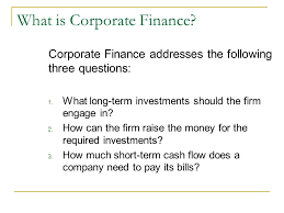 On ne pouvait les conserver qu'en fournissant une nouvelle. Introduction To Corporate Finance Ppt Video Online Download