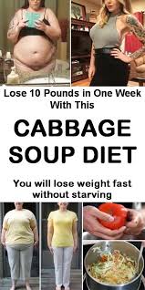Lose 10 Pounds In One Week With This Cabbage Soup Diet With Images Soup Diet Cabbage Soup Diet Cabbage Diet