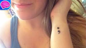 Of course, the semicolon tattoo meanings that most people use are just a bit more significant than that. If You See Someone With A Semi Colon Tattoo Here S What It Means