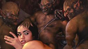 Horny Beast Roughly Using Unwilling Blonde - VileLands Hentai Action