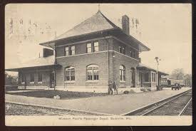 1911 Sepia Photo Pc Missouri Pacific Passenger Depot Boonville Mo Railroad Ebay Train Station Train Depot Pet Clinic