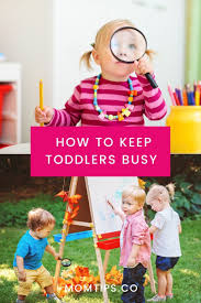 Keeping a toddler busy this way will distract their busy minds and teach them some life skills in the process. How To Keep Toddlers Busy Indoors Busy Toddler Toddler Activities Daycare Fun Activities For Toddlers