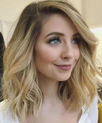 Frosted tips with light brown hair color for women. Messy Medium Hairstyles For Women Novocom Top