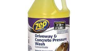 Zep 128 Oz Driveway And Concrete Pressure Wash Concentrate Cleaner Zubmc128 The Home Depot Concrete Cleaner Cleaning Clean Concrete
