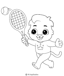 See more ideas about coloring pages for kids, tennis, coloring pages. Free Printable Tennis Coloring Pages For Kids Best Online Tennis Coloring Sheets