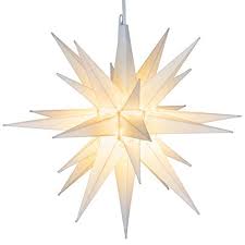 We include a free 60 watt clear torpedo shaped light bulb with our tin star lights. What Is A Moravian Star Or Herrnhutter Star Not Just A Holiday Decoration A German Girl In America