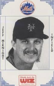 1987 Jackson Mets Feder #2 Jeff McKnight Bee Branch Arkansas AR Baseball  Card