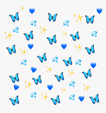 Yellow Blue Emoji Background Emojibackground Butterfly Hd Png Download Kindpng That butterfly flowers aesthetic powerpoint template has green ground and you can use this background for presentations related with spring, ecology or natural presentations. yellow blue emoji background