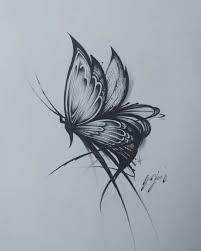 Journey Butterfly Tattoo Butterflytattoo Sketch Doodle Doodles Darkart Graphicdesign A Colorful Butterfly Tattoo Tattoo Coloring Book Butterfly Sketch