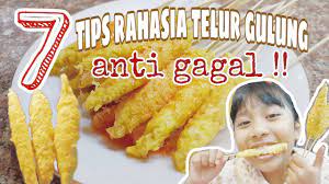 7 Tips Rahasia Membuat Telur Gulung Anti Gagal Jajanan Sekolahan Part I Youtube Resep Telur Gulung Telur Gulung Resep Telur