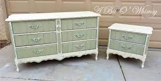 Same day delivery · order drive up · order pickup Two Toned Sage Green Dresser Shabby Chic Dresser Green Bedroom Furniture Shabby Chic Furniture